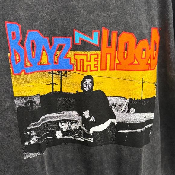 Official Boyz N The Hood Ice Cube Graphic Car Lean T-Shirt Size 2XL - Picture 2 of 4